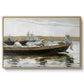 Boys in a Dory, 1873 - Floater Framed Canvas Print