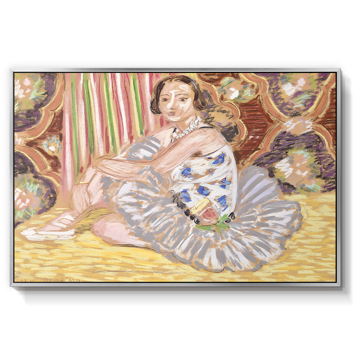 The Dancer (La danseuse), c. 1927 - Floater Framed Canvas Print