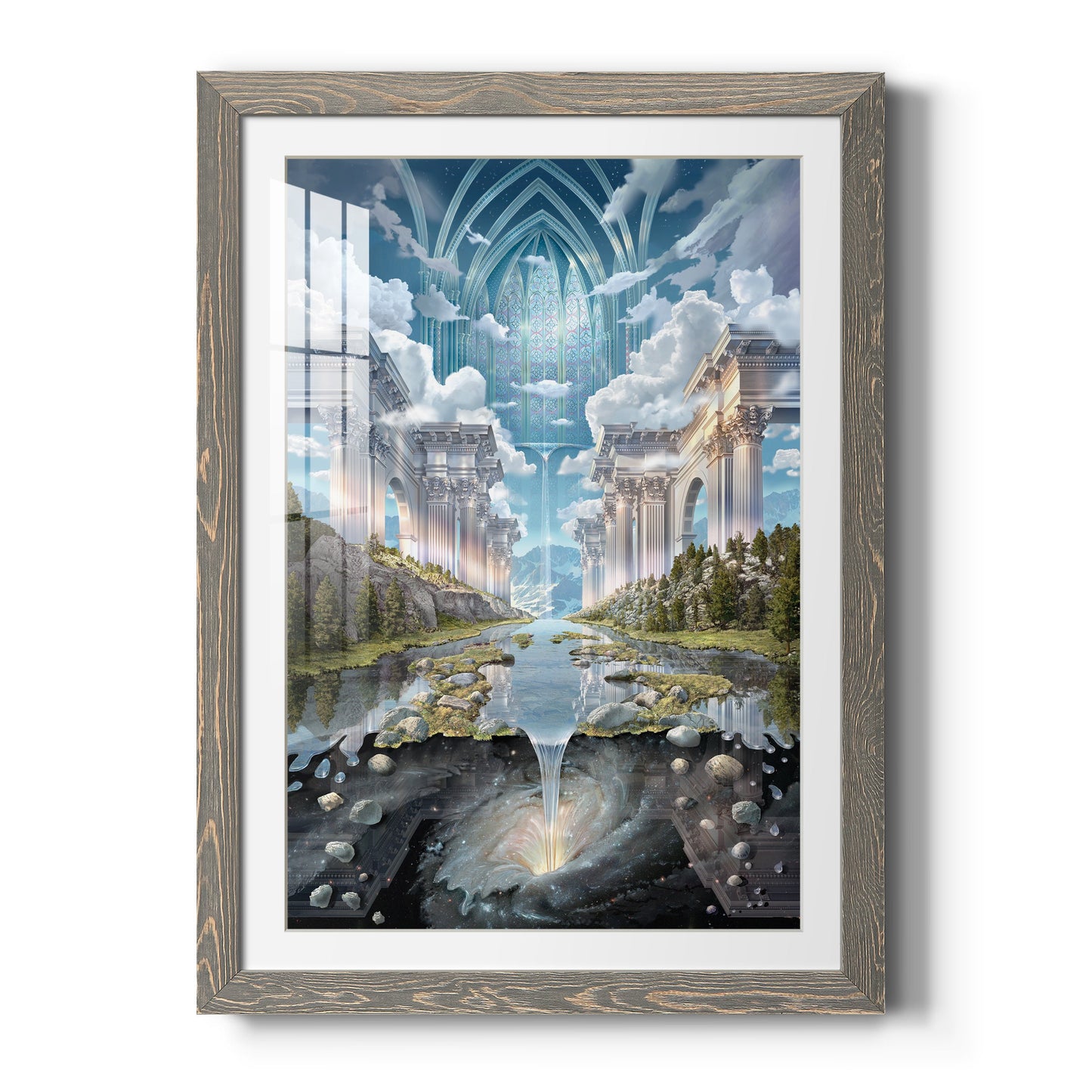 Genesis II - Premium Framed Print - Distressed Barnwood Frame - Ready to Hang