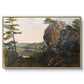 Landscape with the Balbersteine near Miesenbach, 1839 - Floater Framed Canvas Print