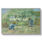 First Steps after Millet, 1890 - Floater Framed Canvas Print