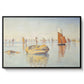 Concarneau, Quiet Morning, Opus 219, 1891 - Floater Framed Canvas Print