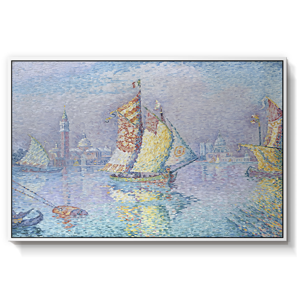Venice, the Yellow Sail, 1904 - Floater Framed Canvas Print