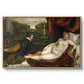 Venus with an Organist and a Dog, c. 1550 - Floater Framed Canvas Print