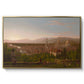 View of Florence from San Miniato, 1837 - Floater Framed Canvas Print