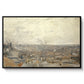 View from Montmartre, 1886 - Floater Framed Canvas Print