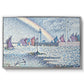 Entrance to the Port of Honfleur, 1899 - Floater Framed Canvas Print