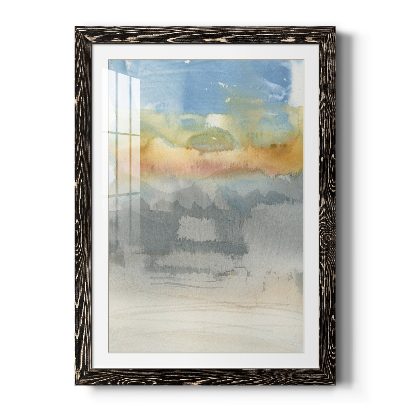 High Desert Sunset II - Barnwood Framed Art Print