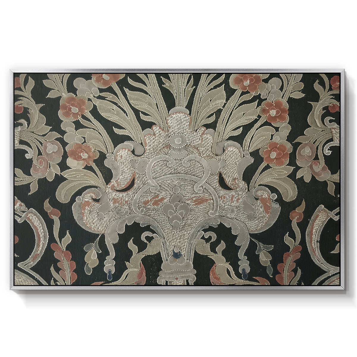 Hanging (Printed Textile), c. 18th Century - Floater Framed Canvas Print