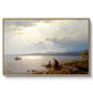 On the Banks of the Chiemsee, 1871 - Floater Framed Canvas Print