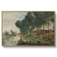 Landscape at Arleux-du-Nord, c. 1871-1874 - Floater Framed Canvas Print
