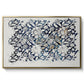 Watercolour for Printed Fabric Design: Wey, c. 1882-1883 - Floater Framed Canvas Print