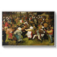 The Wedding Dance, c. 1566 - Floater Framed Canvas Print