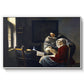 Girl Interrupted at Her Music, c. 1658-1659 - Floater Framed Canvas Print