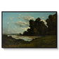 The River Loire at Nevers, 1901 - Floater Framed Canvas Print