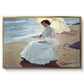Clotilde on the Beach, 1904 - Floater Framed Canvas Print