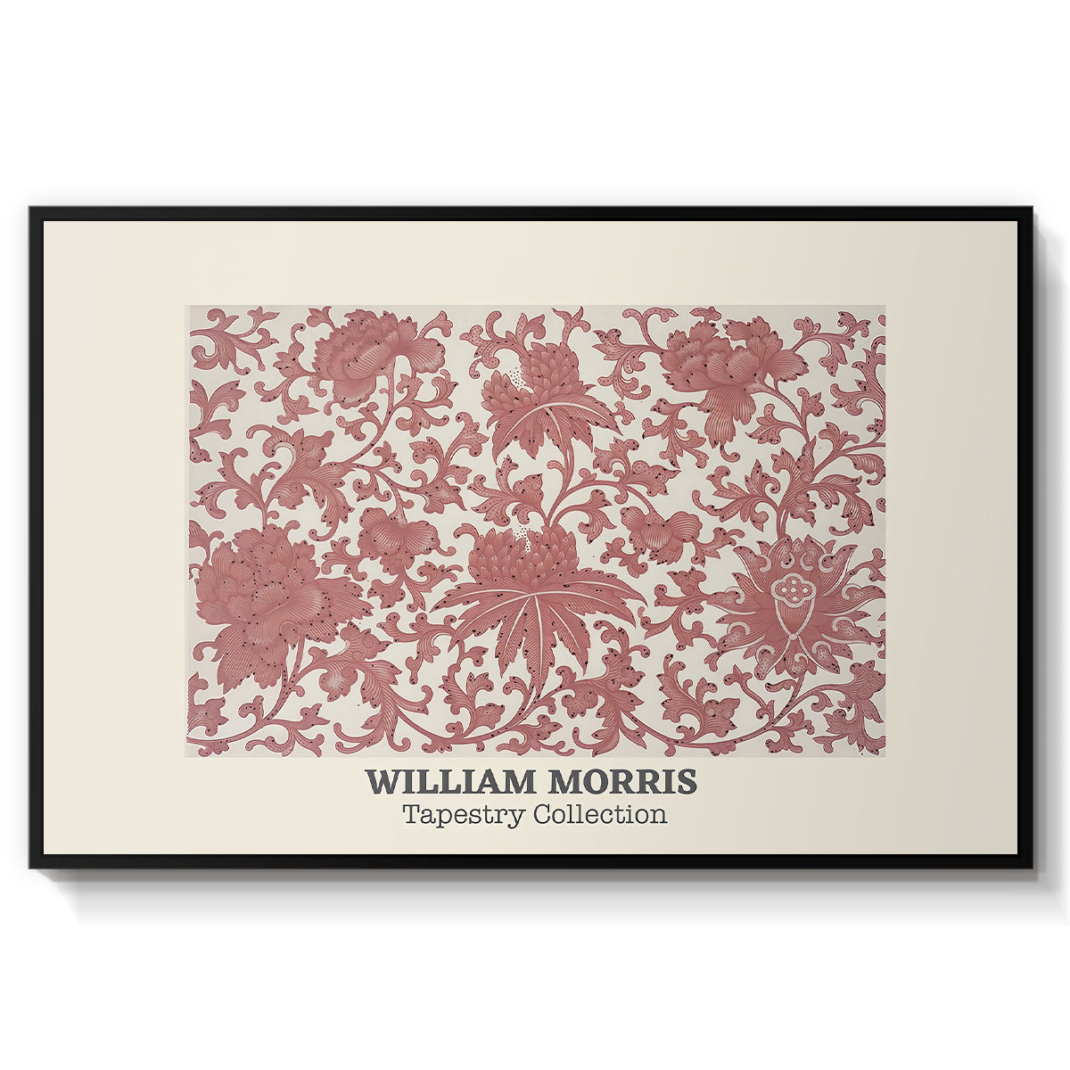 Examples of Chinese Ornament, Pl. XCIII (Morris Inspired), 1867 - Floater Framed Canvas Print