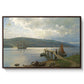 The Jetty at Feste near Moss, 1898 - Floater Framed Canvas Print