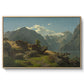 Balestrand, 1848 - Floater Framed Canvas Print