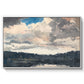 The Lone Boat, North Woods Club, Adirondacks, 1892 - Floater Framed Canvas Print