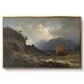 From the Western Coast of Norway, 1862 - Floater Framed Canvas Print