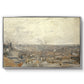View from Montmartre, 1886 - Floater Framed Canvas Print