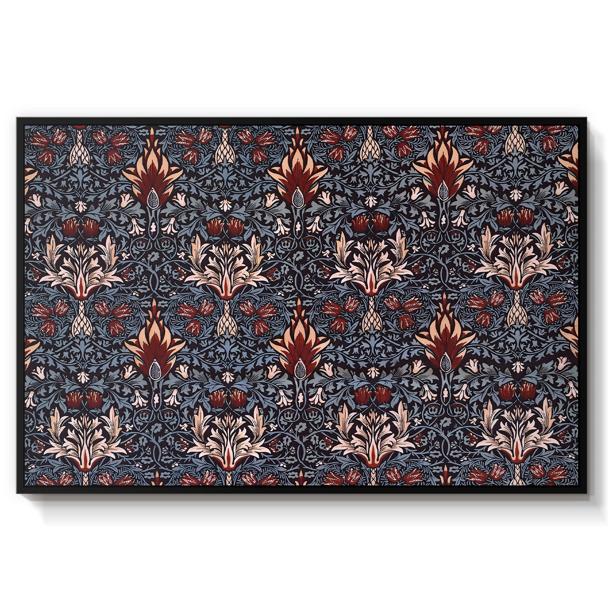 Snakeshead (Printed Textile), c. 1876 - Floater Framed Canvas Print