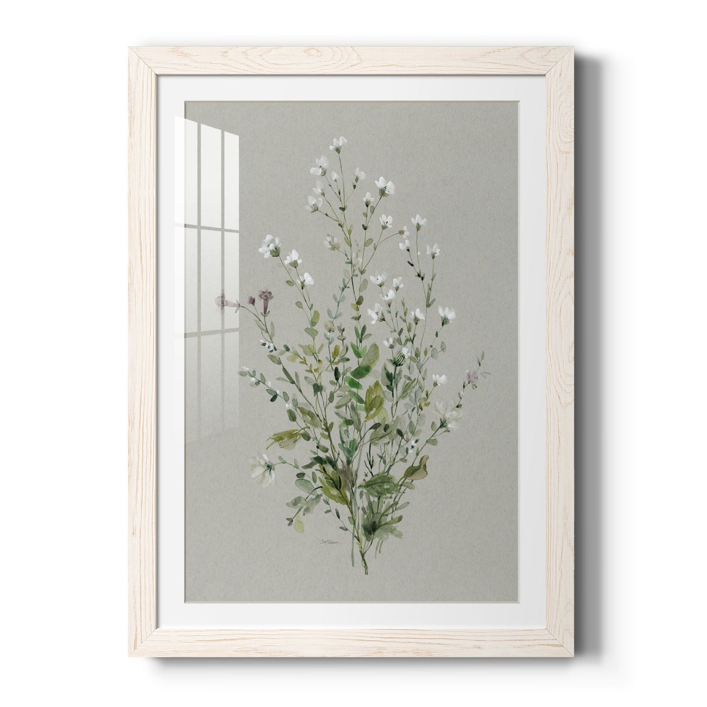 Bouquet of Grace I - Barnwood Framed Art Print