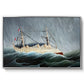 A Ship in the Storm, c. 1899 - Floater Framed Canvas Print