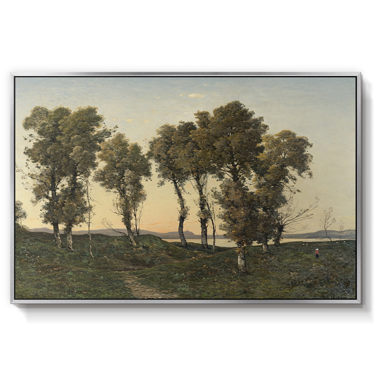 Autumn Evening, 1894 - Floater Framed Canvas Print