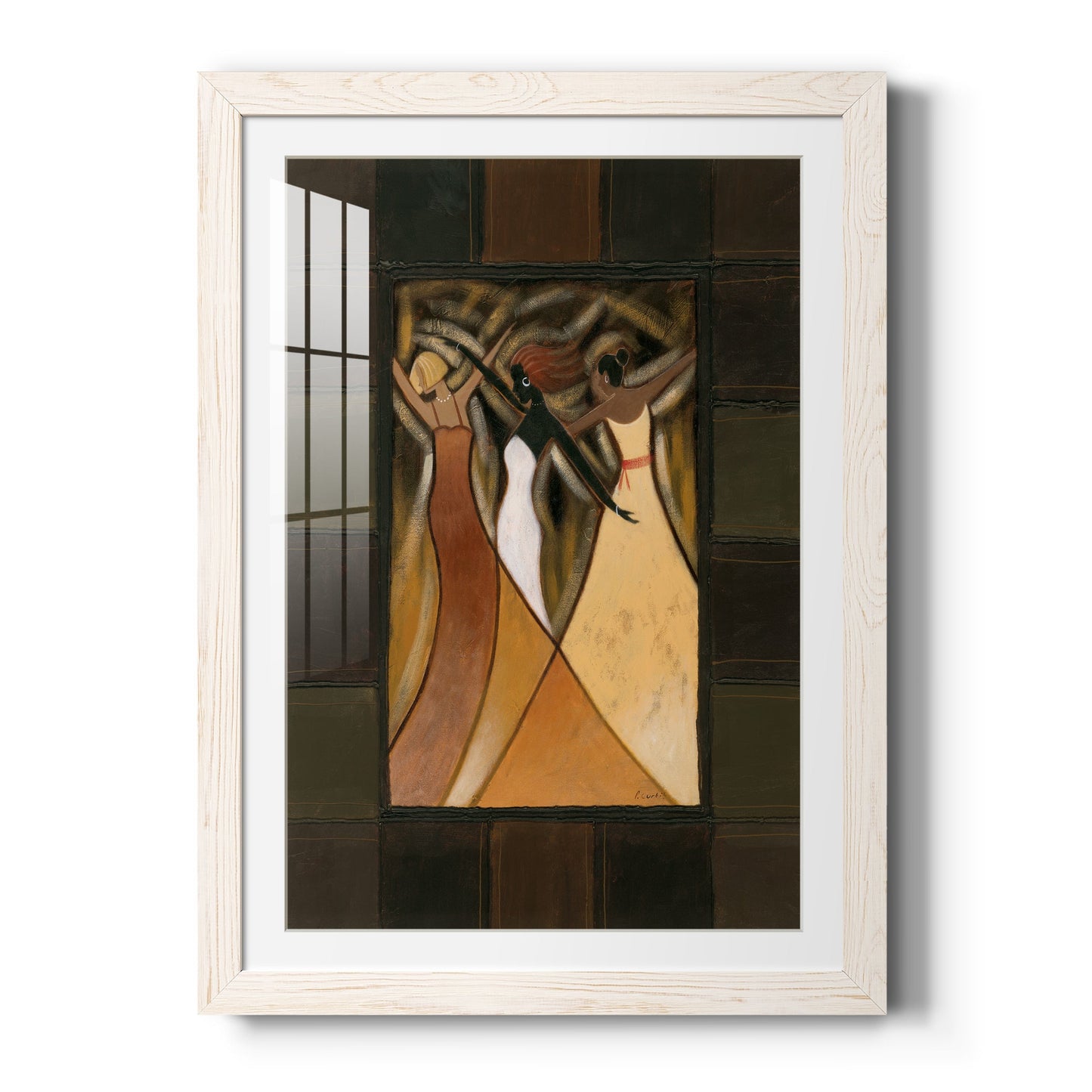 Divine Grace II - Barnwood Framed Art Print