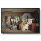 The Maternity Room (Scene from "Barselstuen"), 1845 - Floater Framed Canvas Print