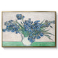 Irises, 1890 - Floater Framed Canvas Print