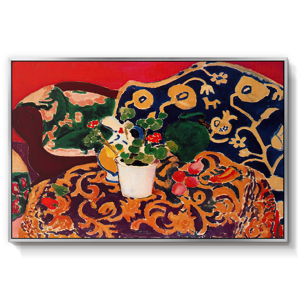 Spanish Still Life, c. 1910 - Floater Framed Canvas Print