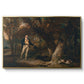 The Reverend Thomas Levett and Favourite Dogs, Cock-Shooting, 1811 - Floater Framed Canvas Print