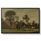 Farmhouse, c. 1865-1875 - Floater Framed Canvas Print