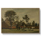 Farmhouse, c. 1865-1875 - Floater Framed Canvas Print