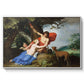 Venus and Adonis, 1632 - Floater Framed Canvas Print