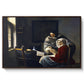 Girl Interrupted at Her Music, c. 1658-1659 - Floater Framed Canvas Print