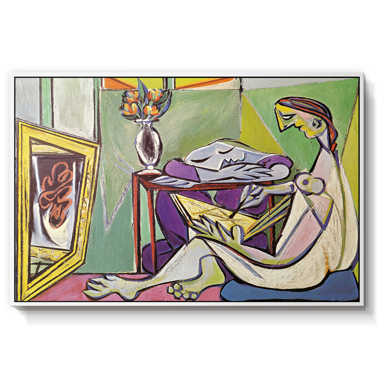 The Muse, 1935 - Floater Framed Canvas Print