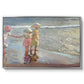 The Three Sisters on the Beach, 1908 - Floater Framed Canvas Print