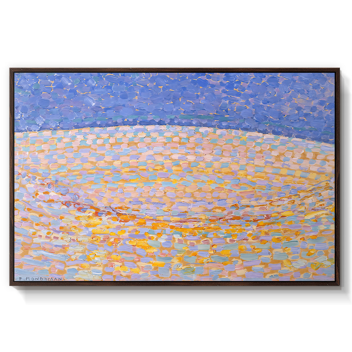 Dune III, 1909 - Floater Framed Canvas Print