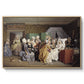 The Maternity Room (Scene from "Barselstuen"), 1845 - Floater Framed Canvas Print
