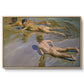 Boys on the Beach, 1910 - Floater Framed Canvas Print