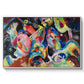 Improvisation. Deluge, 1913 - Floater Framed Canvas Print