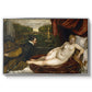 Venus with an Organist and a Dog, c. 1550 - Floater Framed Canvas Print