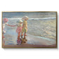 The Three Sisters on the Beach, 1908 - Floater Framed Canvas Print