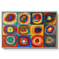 Color Study: Squares with Concentric Circles, 1913 - Floater Framed Canvas Print