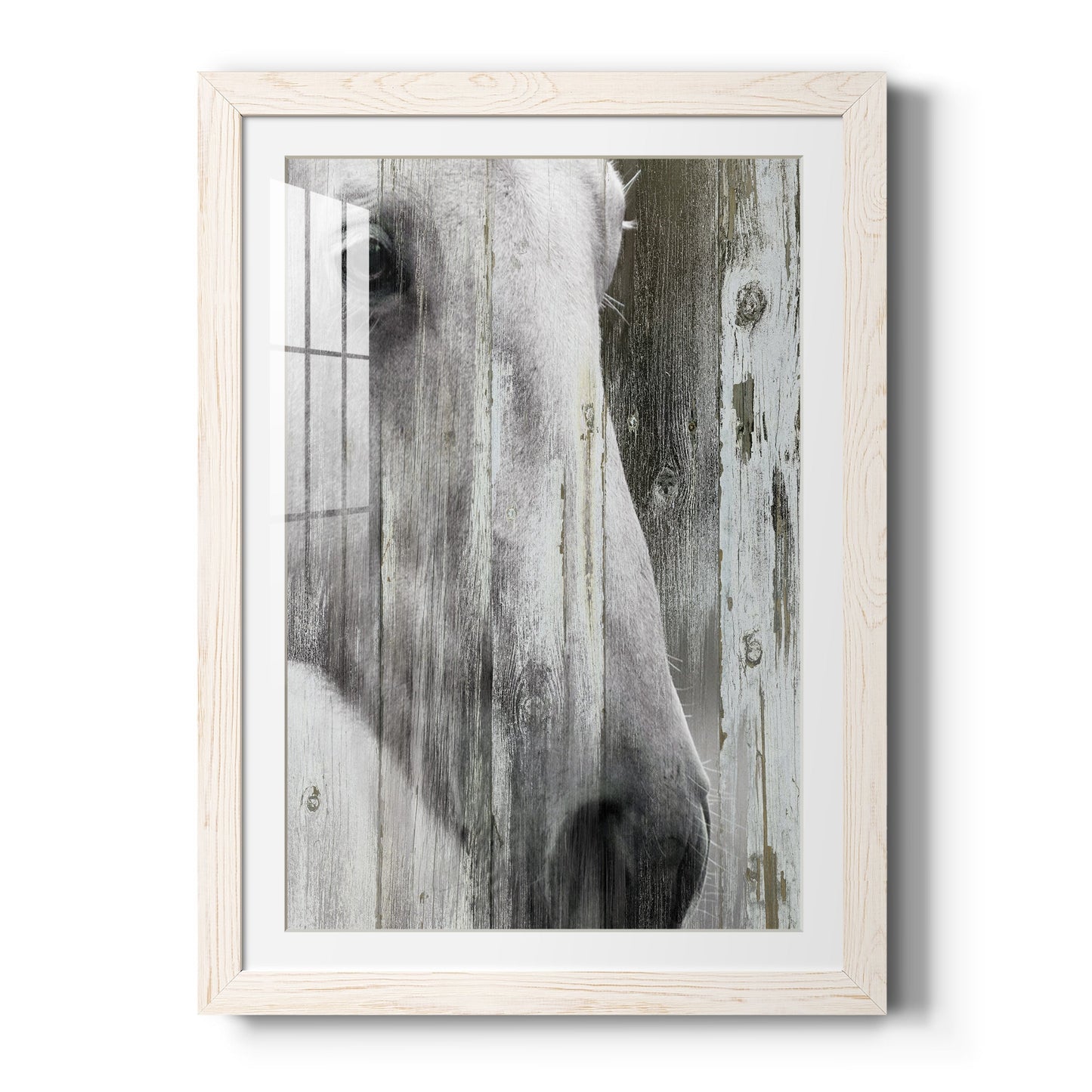 Contemplation - Barnwood Framed Art Print