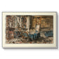 Cabinet de Flaubert à Croisset, 1874 - Floater Framed Canvas Print